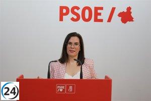 Abenza del PSRM critica la escasa disponibilidad de becas de comedor para menores en la Región