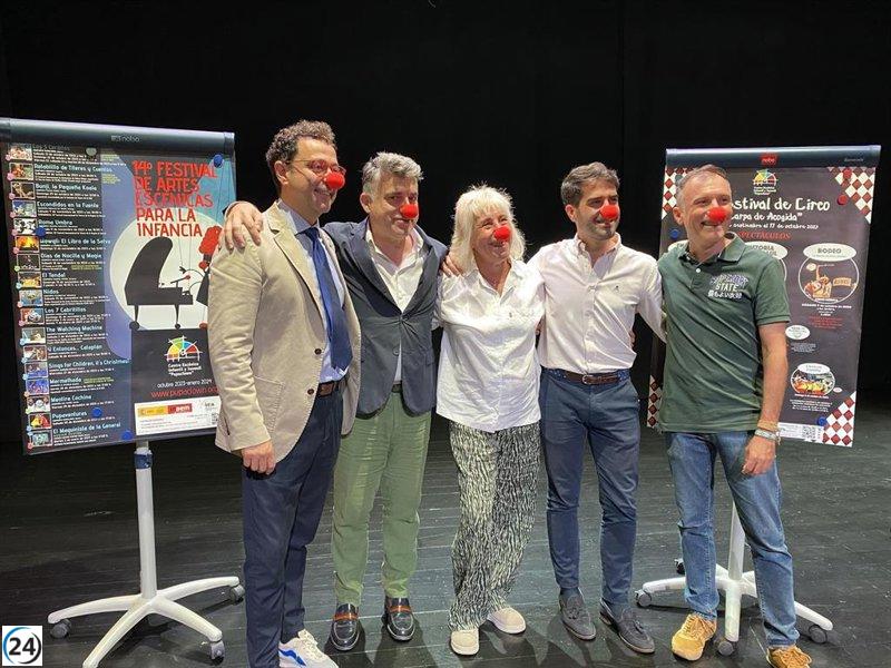 Destacadas empresas nacionales participan en el próximo Festival de Artes Escénicas de Pupaclown, cuya apertura se celebra este mes.