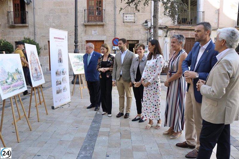 Exposición de 125 obras de Zacarías Cerezo captura la esencia del Camino de la Vera Cruz