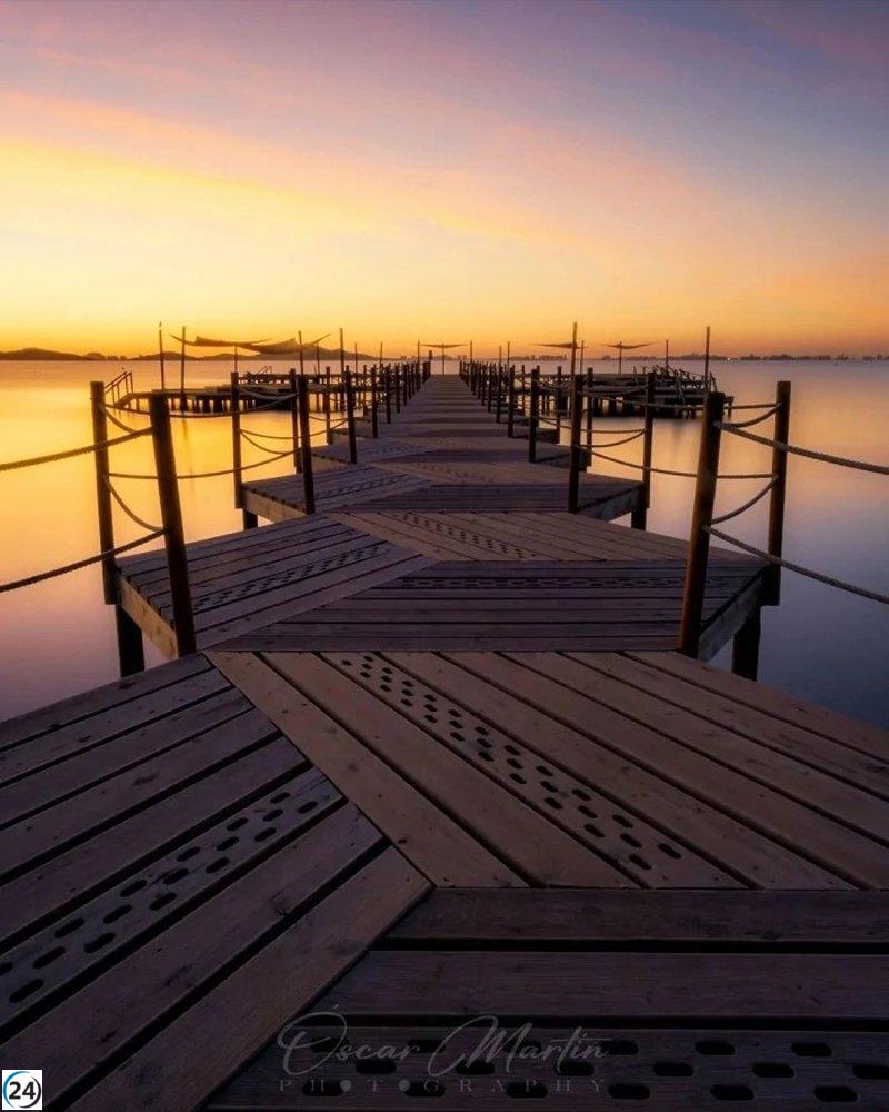 Espectacular imagen del Mar Menor destaca como uno de los lugares más queridos de España.