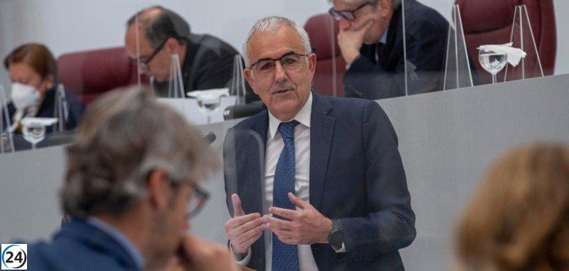 López Miras muestra poco interés en promover el uso de coches eléctricos, según Alfonso Martínez del PSRM.