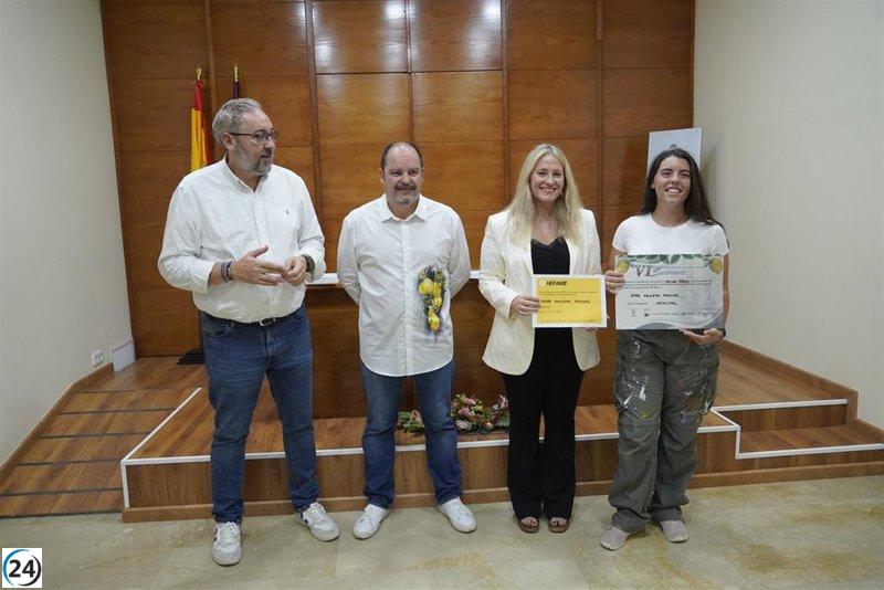 Artista murciana Nora Gallego galardonada por Hefame en el prestigioso Certamen Nacional de Pintura Rápida