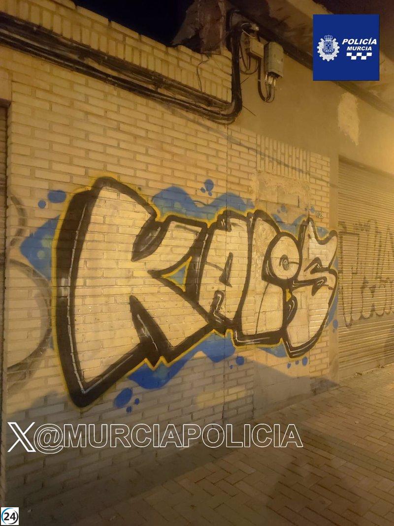 La Policía de Murcia identifica a vándalos por vandalismo en Espinardo