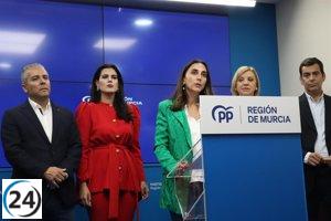 PP critica acuerdo PSOE-Sumar por su falta de mención al trasvase, lo considera perjudicial para Murcia.