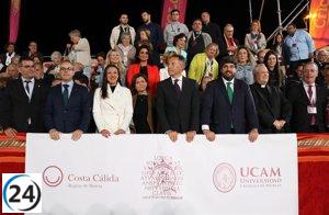 López Miras lidera reunión de jóvenes cofrades en Lorca, con más de 1.200 asistentes de todo el país.