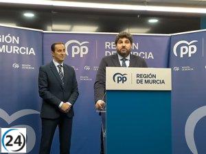 López Miras arremete contra Sánchez por apoyar la amnistía y demanda elecciones anticipadas por engañar al pueblo español.