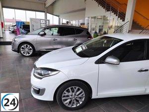 El mercado de vehículos usados muestra un ligero decrecimiento del 0,43% en la Región de Murcia en octubre