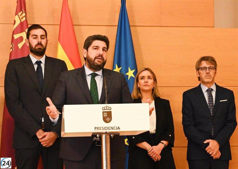 El Gobierno de Murcia cuestionará la legalidad de la ley de amnistía a través de un recurso de inconstitucionalidad.