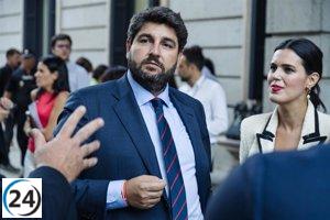 Presidente murciano advierte a Sánchez: estará 