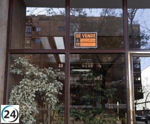 La caída de la compraventa de viviendas en la Región muestra un declive del 20,36% debido a su empeoramiento en septiembre en comparación con el año anterior.