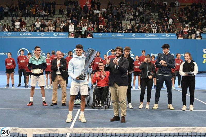López Miras destaca la importancia de la Copa para Alcaraz y su relación con la región.