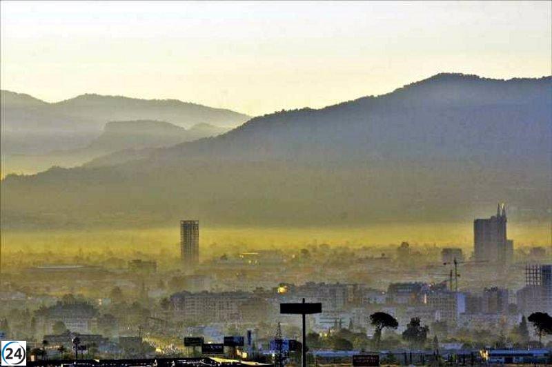 El protocolo de aviso por contaminación atmosférica en nivel 3 continúa vigente en el Ayuntamiento de Murcia.