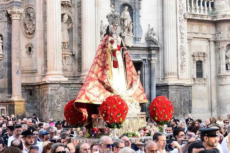 La romería de la Fuensanta, una celebración religiosa en Murcia